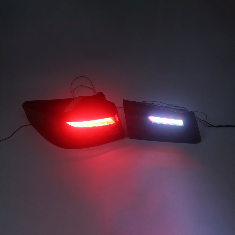 2018–2020 BMW 5 Series G30 G38 L &amp; R rote LED Rückleuchten Rückleuchtenbaugruppe