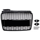 RS4 Style Honeycomb Sport Mesh Hex Grille Grill For Audi A4 B7 2005-2008