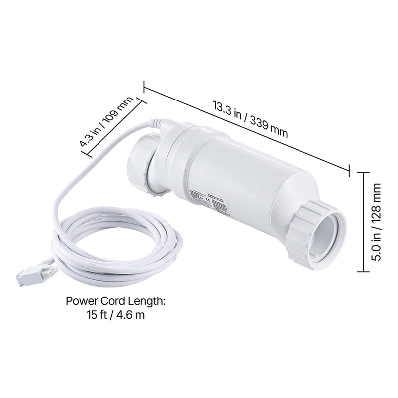 Sól Chlorgenerator 20 komórki 15/89420001 40 000 galonów dla basenów