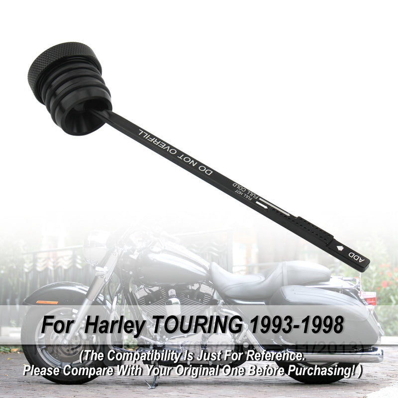 1993-1998 Harley TOURING FLHT FLHS FLTC Miarka poziomu oleju Korek wlewu paliwa 0710-0002