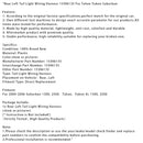 2000–2006 Suburban 1500 2500 Tahoe Yukon XL 1500 2500 Kabelbaum für Rücklicht hinten links 15306135