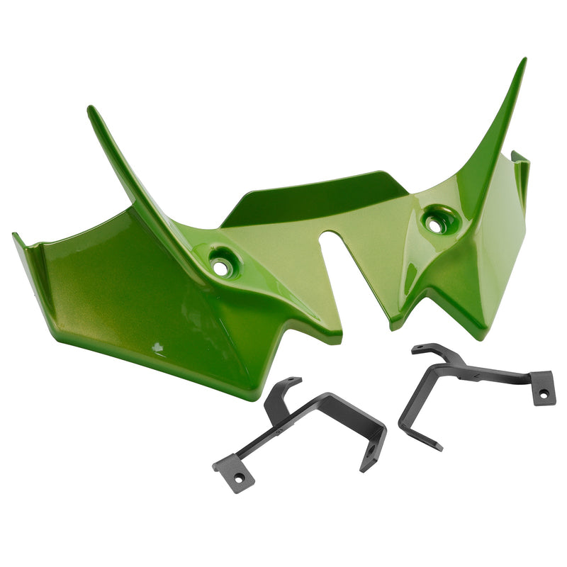 2021-2024 Kawasaki Z650 Front Downforce Spoiler Verlängerung Verkleidung Hellgrün
