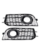 2010–2014 Audi A1 Frente -Piso Rod Honeycomb nevoeiro Cooler Grille Tampa preta