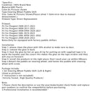 Steering Wheel Paddle Shifter Extension Fit For Peugeot 2017-2023