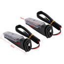 LED směrová světla pro HONDA CRF250 CB500 CB650F CTX700 čirá