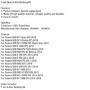 Forreste bageste styrearmsbøsningssæt til Polaris RZR 900 1000 EPS XP 4 14-16