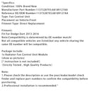 Kühlerlüfter-Steuergerät für Dodge Dart 2013-2016 1137328793 68189127AA