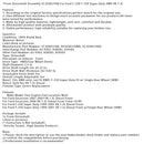 Antriebswellenbaugruppe 5C3Z4A376D F81Z4A376MA für Ford F-250 Super Duty V8 7.3L Diesel (1999–2001)