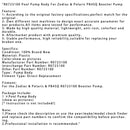 R0723100 Cuerpo de bomba de piscina para bomba de refuerzo Zodiac y Polaris PB4SQ