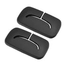 2x Schwarze hintere Sicherheitsgurtblende 1AP31DX9AA für Jeep Wrangler JK 2011-2018
