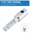 327687-6 Erdbohrer-Adapter D-7/16"" Sechskantschaft für Makita DDG460