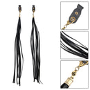 Lenkerquaste Bremshebelgriff-Dekoration Schwarz für Dyna Road Glide Road King