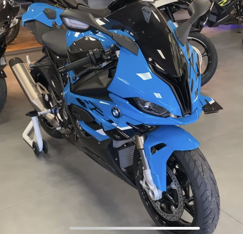 2023-2024 BMW S1000RR insprutningsskyddssats kroppsplast ABS