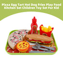 Pizza Ei Torte Hot Dog Pommes Spielen Lebensmittel Küche Set Kinder Spielzeug Set Für Kind
