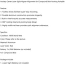 Archery Center Laservisier Aligner Alignment für Compound Bow Hunting Portable