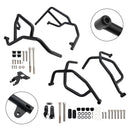 Yamaha Tracer 7 (2021–2025) – Oberer und unterer Motorschutzbügel-Rahmen-Sturzbügel-Kit, schwarz