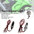 12V LED Blinker Anzeige Licht 8mm Universal Motorrad Für Yamaha
