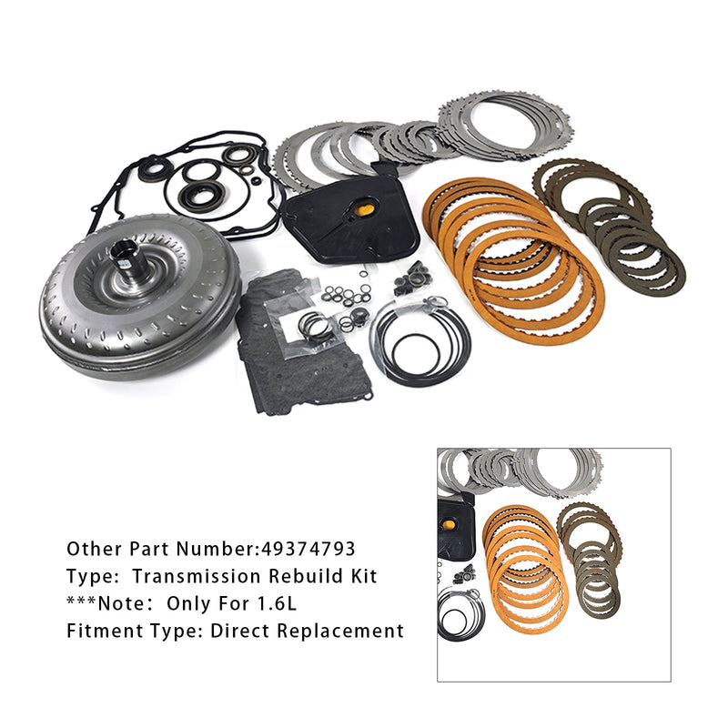 Ford 1.6L 6F35 Getriebe-Umbausatz mit Drehmomentwandler ab 2013