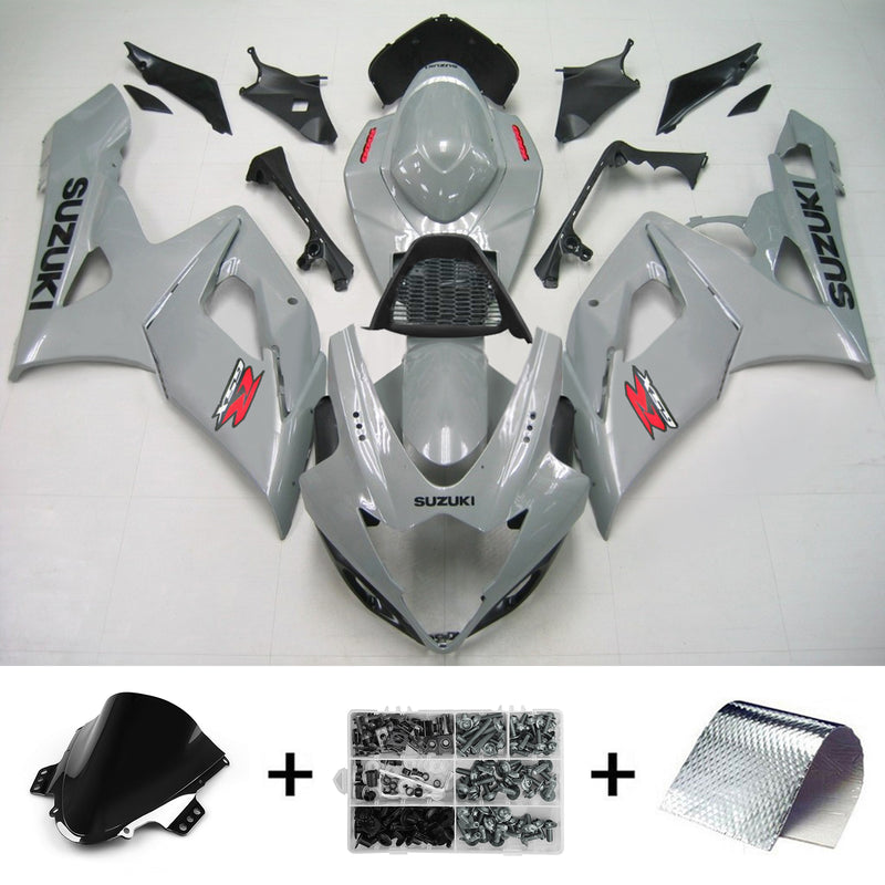 2005-2006 Suzuki GSXR1000 K5 Ruiskutusliipaisinsarja Muovinen ABS korirakenne