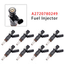 Pakke med 8 injektorer til Mercedes-Benz E350 R350 S400 C280 C300 3.5L A2720780249