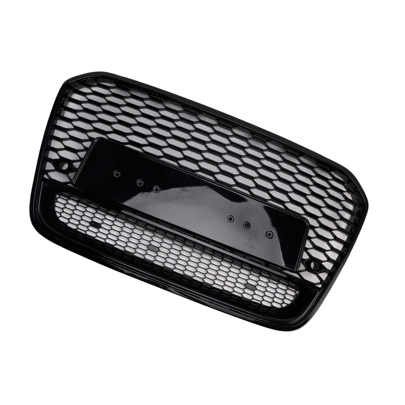 RS6 Style Front Mesh Honeycomb Grill Grille Fit Audi A6 S6 C7 2012-2015