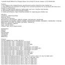 2006-on Fiat DUCATO Bus (250_) 160 Multijet 3,0 D 4x4 Zylinderkopf 908559 0200KC