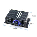 400W Hi-Fi-Autoradio 12V Auto-Audio-Verstärker MP3-Radio-Booster-LED-Design