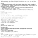 2009–2014 Ford F150 F-150 Scheibenwischer Motorhaube Panel Grille BL3Z15022A68A