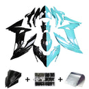 Injection Verkleidung Kit Karosserie Kunststoff ABS fit Für Kawasaki ER-6F Ninja650R 2017-2019