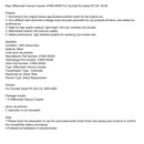 2006-2008 Hyundai Santa FE CM 2.2L Acoplamiento viscoso para diferencial de eje trasero 47800-39300