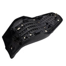 Kompletter gepolsterter Fahrer- und Beifahrersitz, schwarz, passend für Honda Nx400 und Nx500 (Modelljahre 2024–2025).