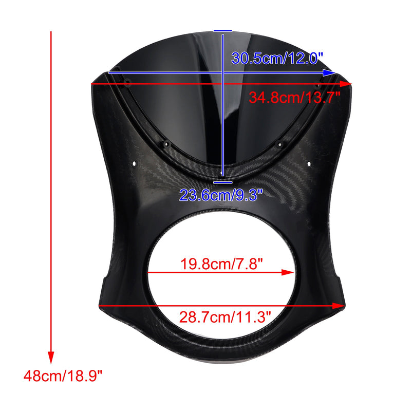 2024-2025 Kawasaki Eliminator 500 Scheinwerfer Windschutzscheibe Verkleidung Windschutzscheibe