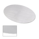 Ovales, bare lisensplate laget av aluminiumslegering, DIY, universell passform for motorsykler