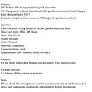 Schnellanschluss 3/8 Kraftstoffverteilerschlauch zu 3/8 Barb Adapter Fitting AN817-02-06BA