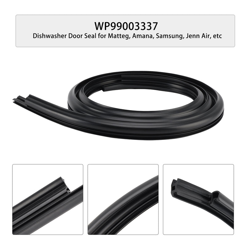 WP99003337 Dishwasher Door Seal for Maytag Amana Samsung Jenn Air etc