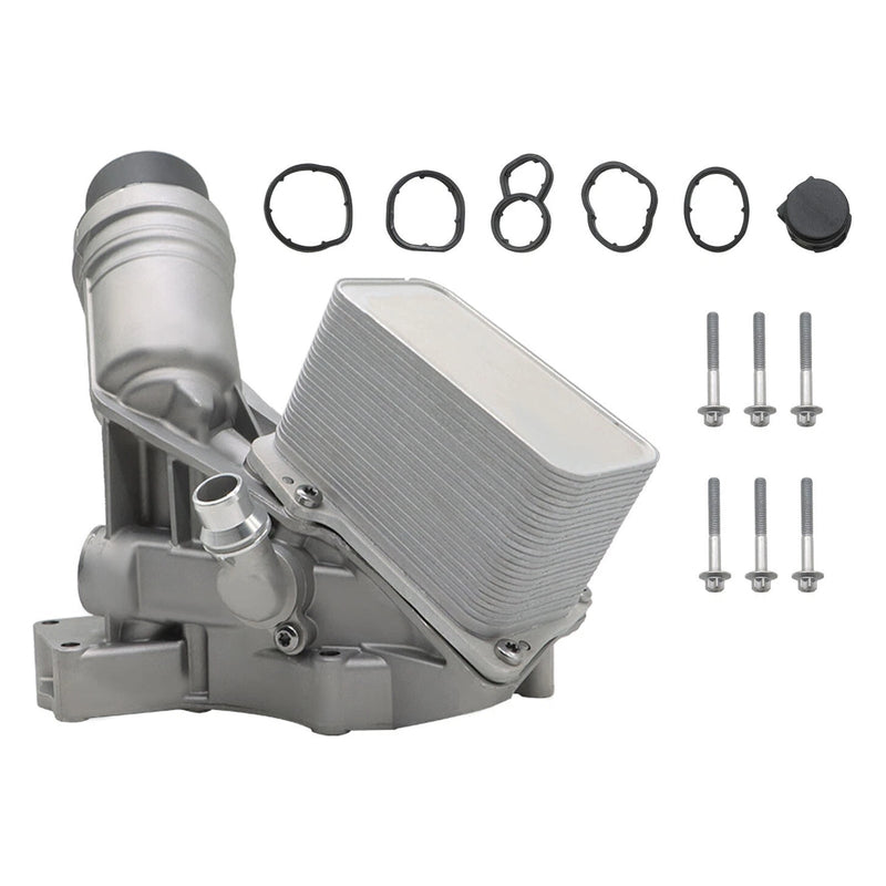 2017–2019 BMW 540i 3.0L GAS Turbolader Motorölkühler Filtergehäuse 11428583895