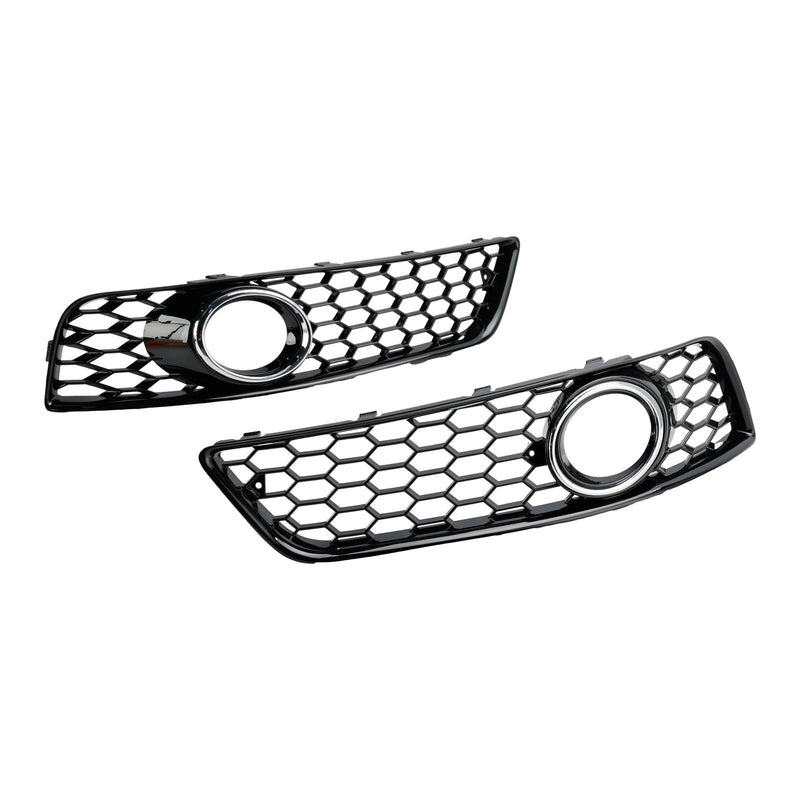 2009-2013 Audi A3 8P Honeycomb Front Bumper Tåkelys Grille Grilldeksel