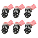 1996-1998 Für Nissan Quest 3.0L V6 6PCS Kraftstoffeinspritzdüsen 66001B000