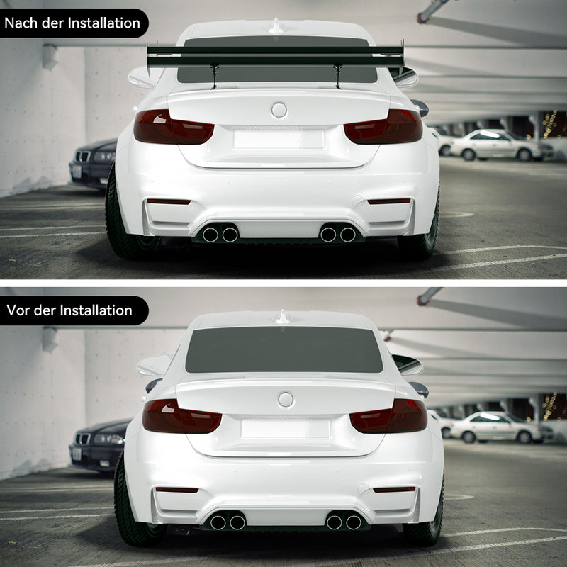 Universeller verstellbarer Double Deck GT Heckflügelspoiler aus Aluminium