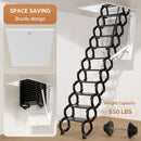 Elektrische Dachbodenleiter Aluminium Klappbar 70 * 100 cm 9,5 Fuß mit Fernbedienung für Loft Deutscher europäischer Standardstecker