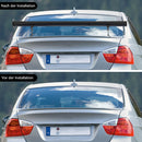 Spoiler de corrida de asa traseira de alumínio GT leve e ajustável universal genérico