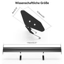 Universal Hatch Alumínio Ajustável GT Asa Traseira Spoiler Preto 14 #