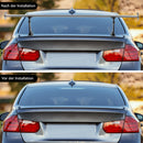 Alerón trasero universal de aluminio para sedán GT, color plateado