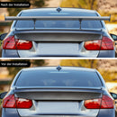 Porta traseira universal de 135 cm, spoiler traseiro GT em alumínio ajustável, genérico