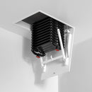 Elektrische Dachbodenleiter Aluminium Klappbar 70 * 100 cm 9,5 Fuß mit Fernbedienung für Loft Deutscher europäischer Standardstecker