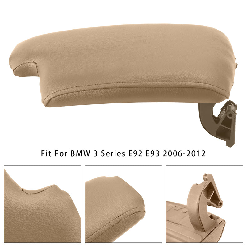 Beige Leder Armlehne Mittelkonsole Deckel Für BMW E90 E91 E92 E93 51169134486