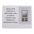 9330A3341 Digitaler Zonenthermostat der 9er-Serie, 12 V, Schwarz