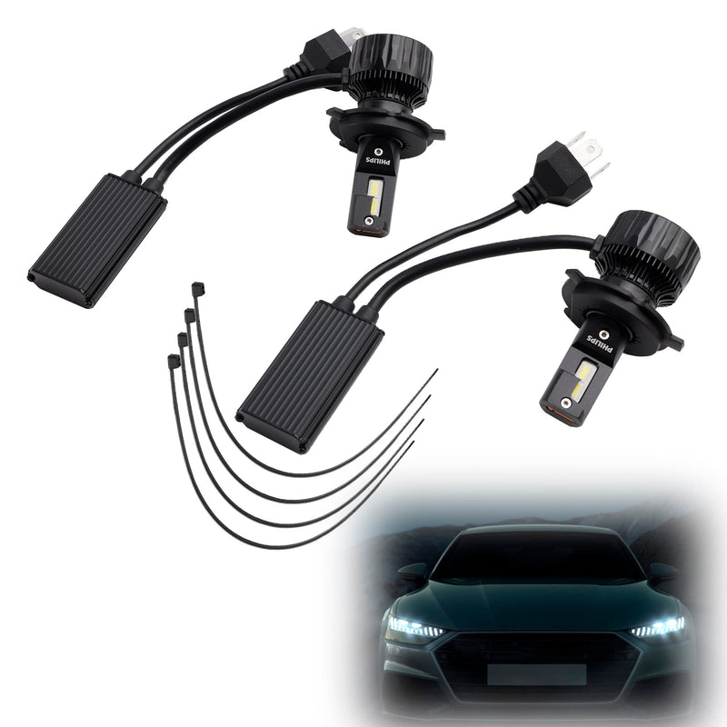 Auto Licht LED-HL Ultinon Rally3551 H4 11342U3551 12/24V 50W 6500K Für PHILIPS