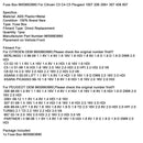 Sicherungskasten 9650663880 Für Citroen C3 C4 C5 Peugeot 1007 206 206+ 307 406 807