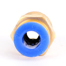 10 stk 6 mm 1/4" pneumatisk tryklufttilslutningsstiktilslutningsstik